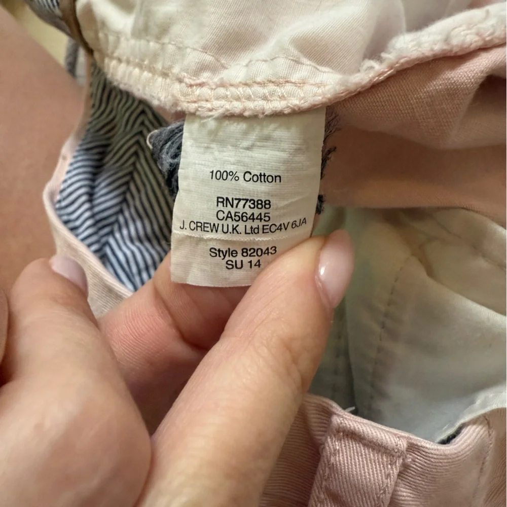 Women's Pink Shorts jcrew chino 3.5” - Picture 5 of 5